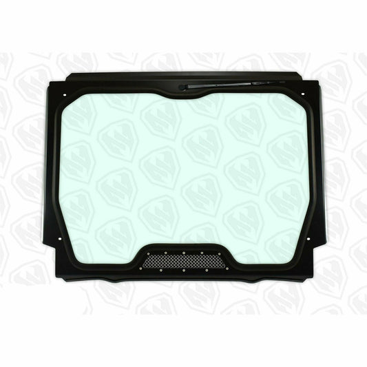 Moto Armor Polaris RZR Pro XP / Turbo R Glass Windshield - MA-RZPRO-WS-GLS-BLK-C-Y