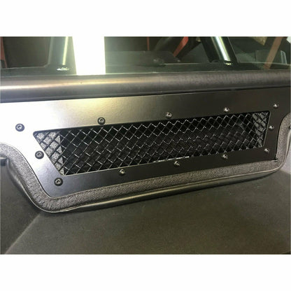 Moto Armor Polaris RZR (2019+) Glass Windshield for CageWRX Baja Spec Cage - MA-CWBJ19-WS-GLS-BLK-C-N
