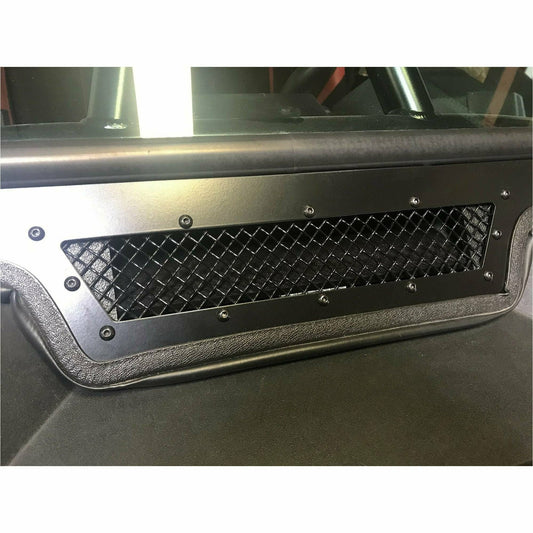 Moto Armor Polaris RZR (2019+) Glass Windshield for CageWRX Baja Spec Cage - MA-CWBJ19-WS-GLS-BLK-C-N
