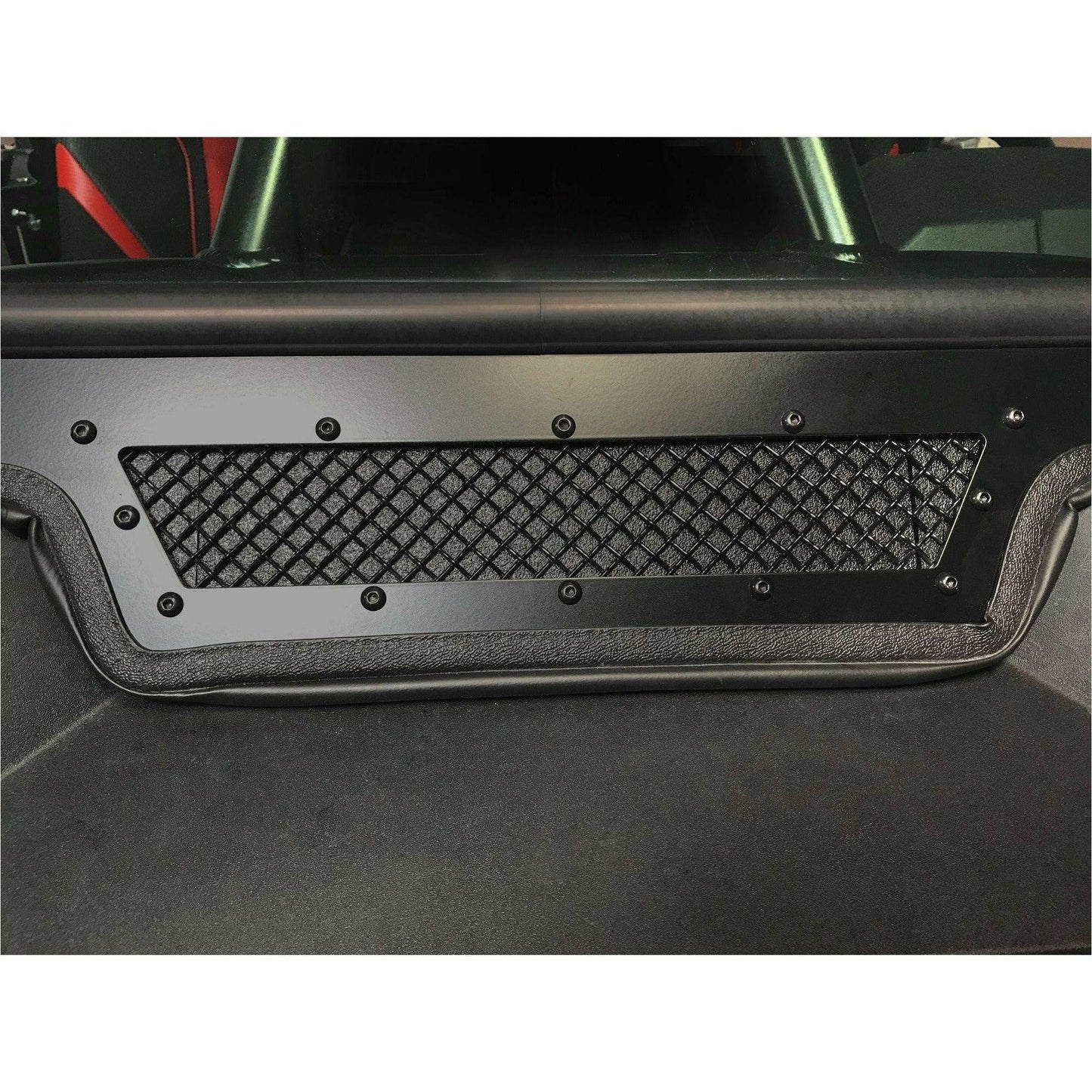Moto Armor Polaris RZR (2019+) Glass Windshield for CageWRX Baja Spec Cage - MA-CWBJ19-WS-GLS-BLK-C-N