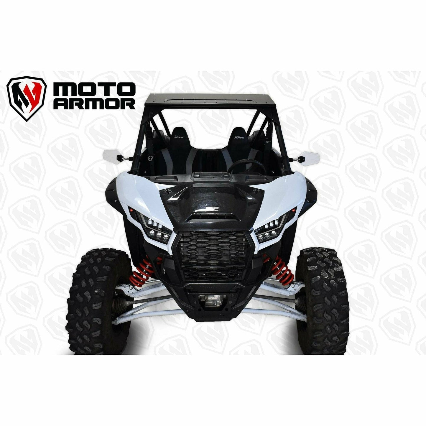 Moto Armor Kawasaki KRX Aluminum Roof with Sunroof - MA-KRX-RF-BLK