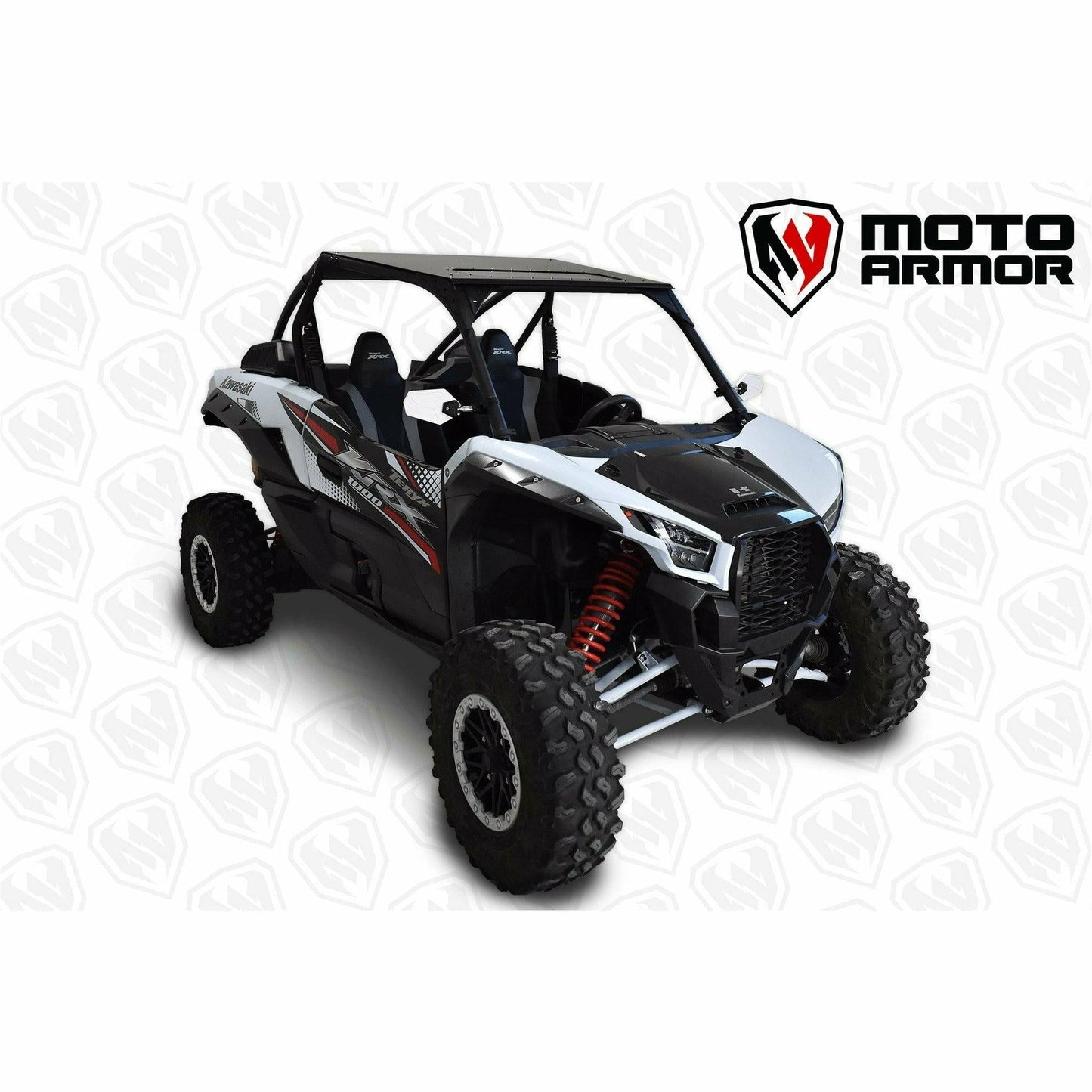 Moto Armor Kawasaki KRX Aluminum Roof with Sunroof - MA-KRX-RF-BLK