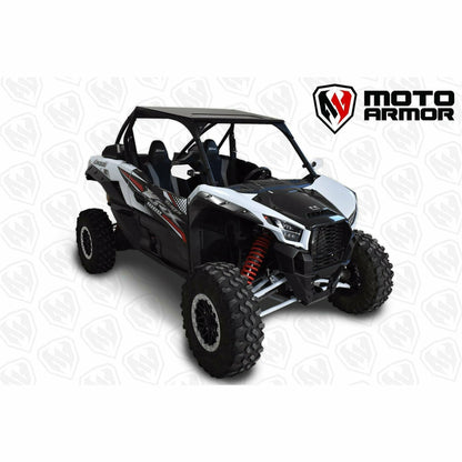 Moto Armor Kawasaki KRX Aluminum Roof with Sunroof - MA-KRX-RF-BLK