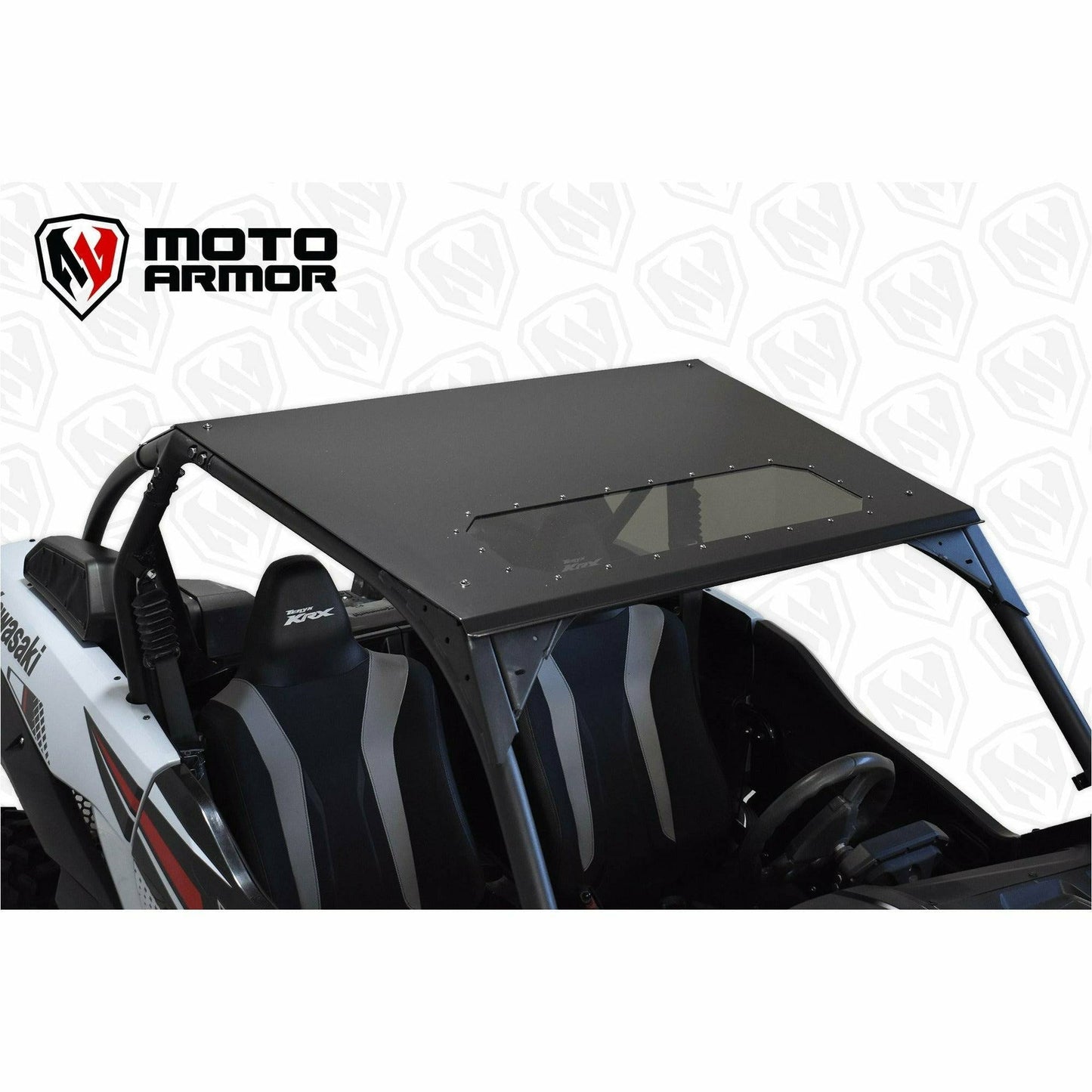 Moto Armor Kawasaki KRX Aluminum Roof with Sunroof - MA-KRX-RF-BLK