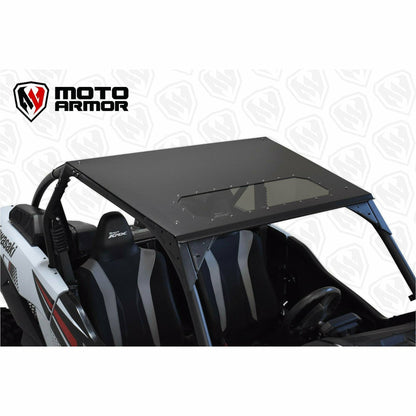 Moto Armor Kawasaki KRX Aluminum Roof with Sunroof - MA-KRX-RF-BLK
