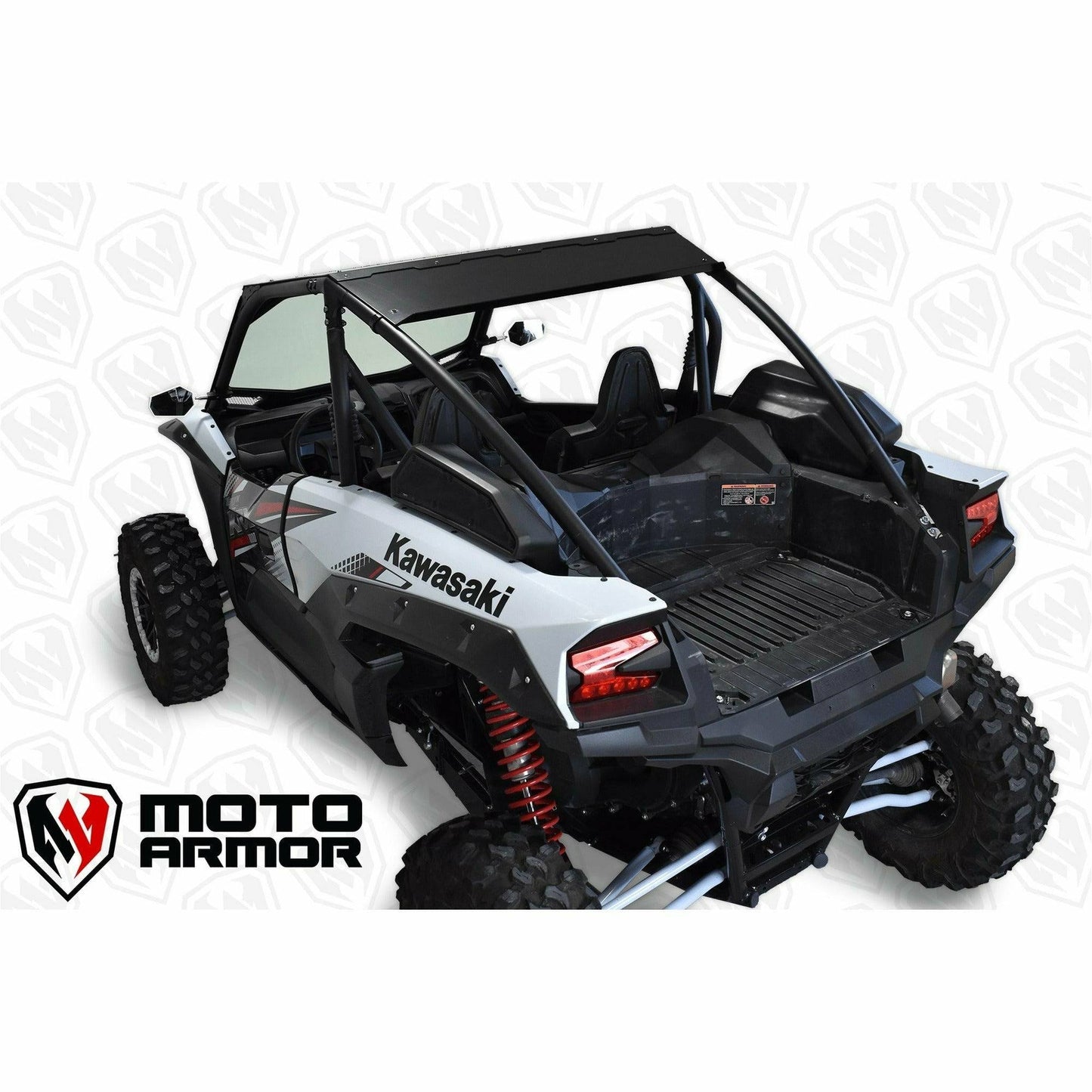 Moto Armor Kawasaki KRX Aluminum Roof with Sunroof - MA-KRX-RF-BLK