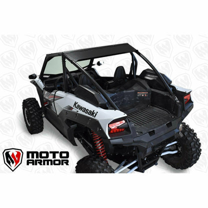 Moto Armor Kawasaki KRX Aluminum Roof with Sunroof - MA-KRX-RF-BLK
