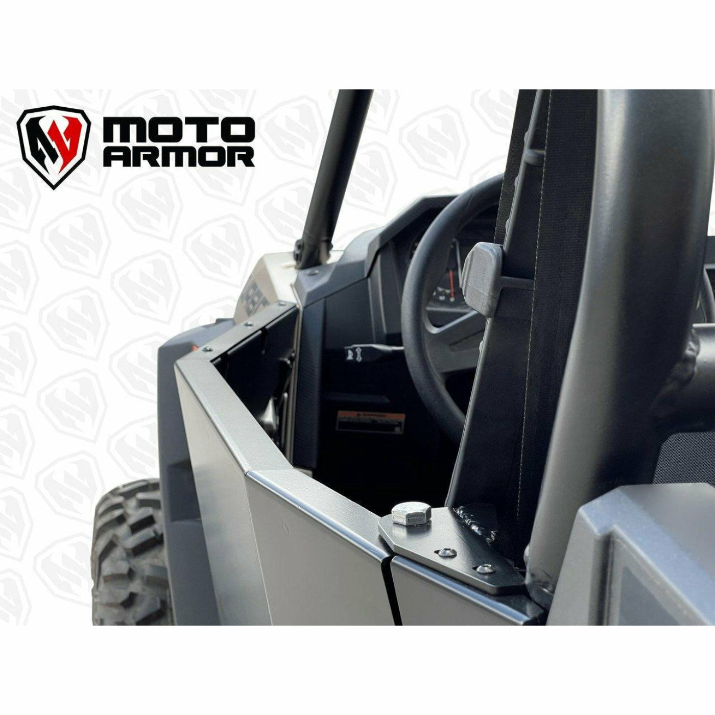 Moto Armor Polaris RZR Aluminum Door Kit - MA-RZ2-BLK