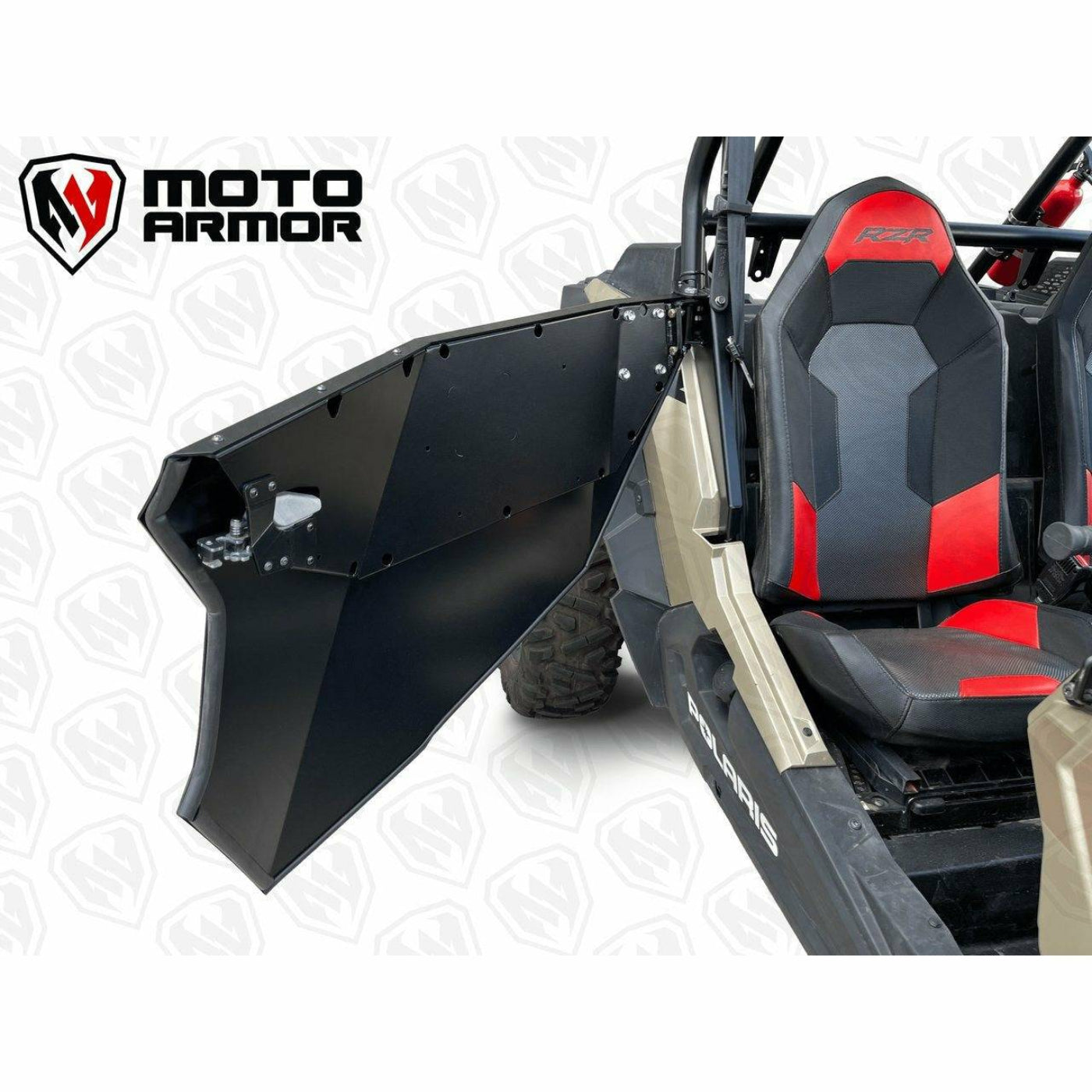 Moto Armor Polaris RZR Aluminum Door Kit - MA-RZ2-BLK