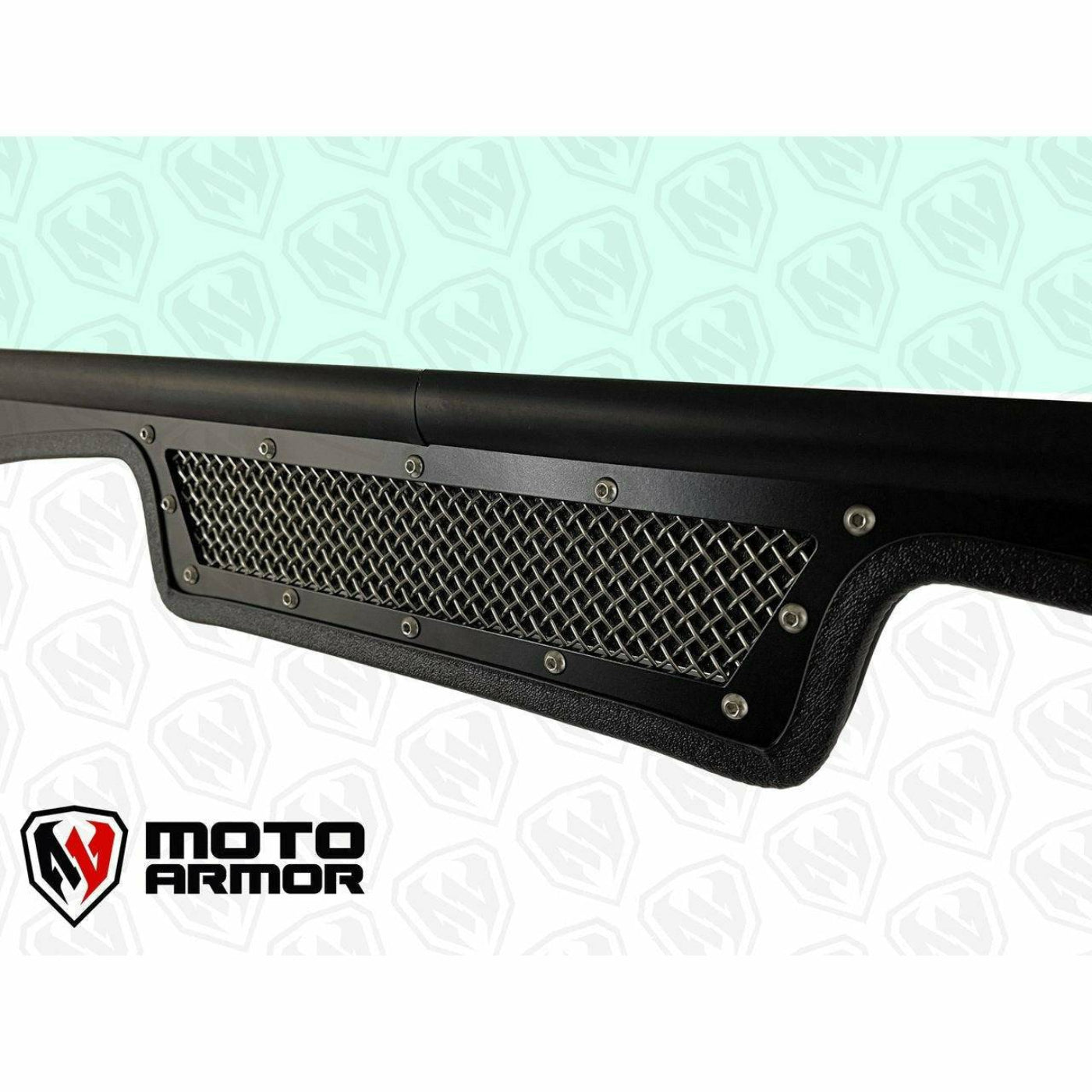 Moto Armor Polaris RZR Trail S Vented Glass Windshield - MA-RZTRL-WS-GLS-BLK-Y