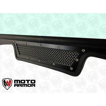 Moto Armor Polaris RZR Trail S Vented Glass Windshield - MA-RZTRL-WS-GLS-BLK-Y