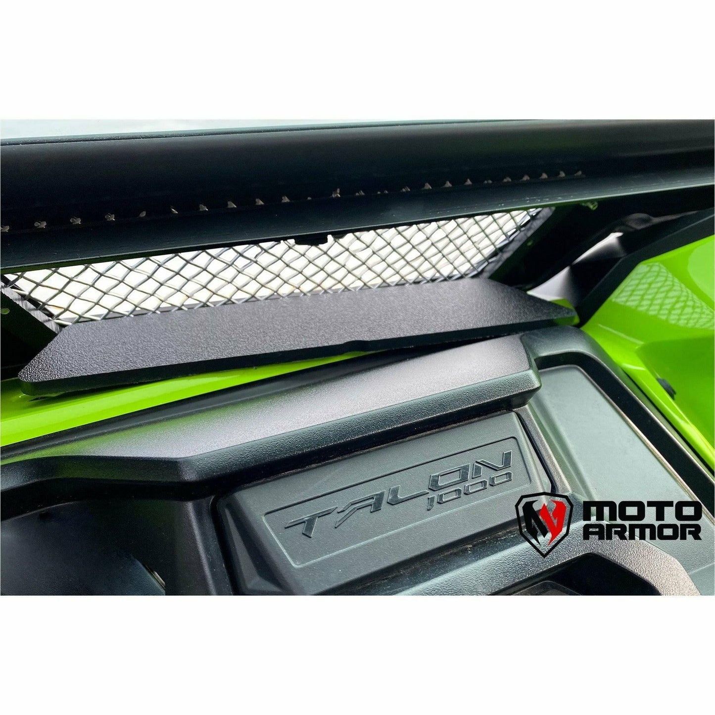 Moto Armor Honda Talon Vented Glass Windshield - MA-TLN-WS-GLS-BLK-C-Y