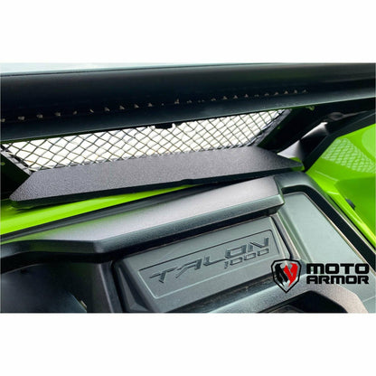 Moto Armor Honda Talon Vented Glass Windshield - MA-TLN-WS-GLS-BLK-C-Y
