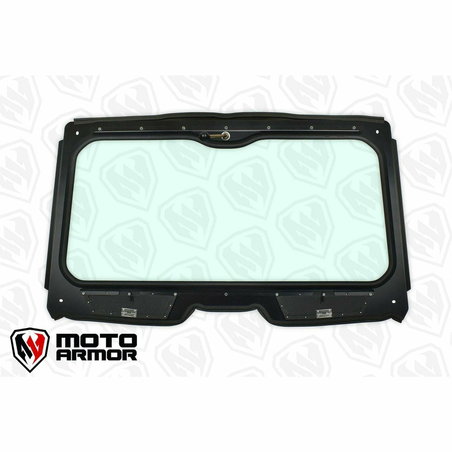 Moto Armor Honda Talon Vented Glass Windshield - MA-TLN-WS-GLS-BLK-C-Y