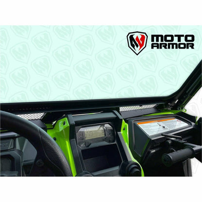 Moto Armor Honda Talon Vented Glass Windshield - MA-TLN-WS-GLS-BLK-C-Y