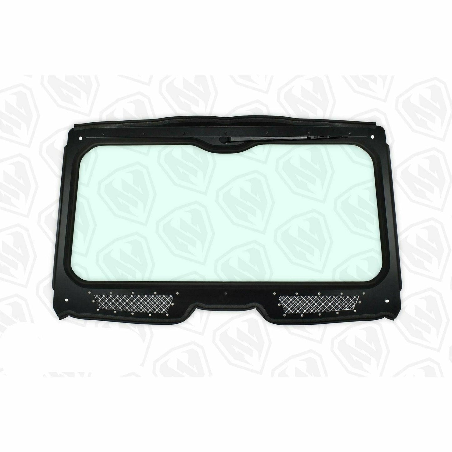 Moto Armor Honda Talon Vented Glass Windshield - MA-TLN-WS-GLS-BLK-C-Y