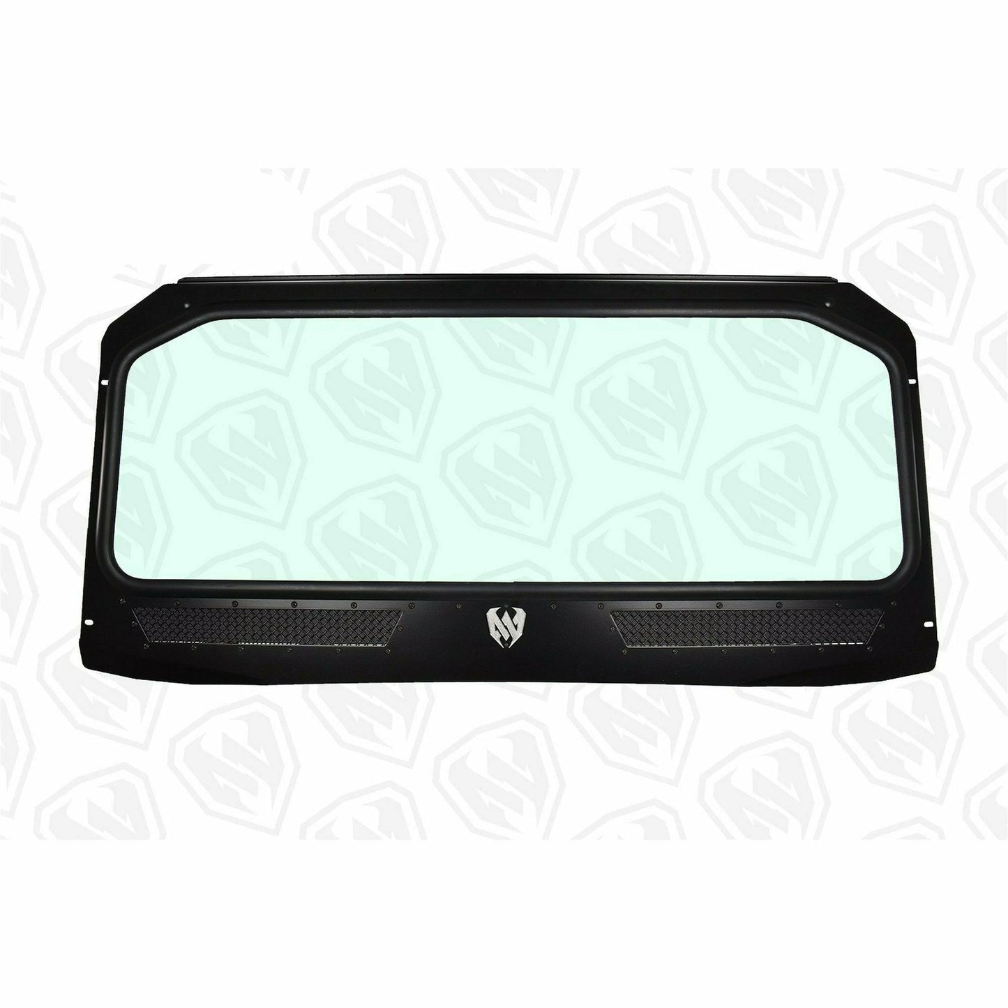 Moto Armor Polaris General Vented Glass Windshield - MA-GEN-WS-GLS-BLK-C-N