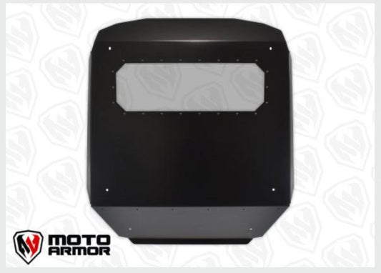 Moto Armor Polaris RZR XP 1000, Turbo 2-Seat Fast Back Aluminum Roof with Sunroof (2014+) - MA-RZ1K-RF-2-AL-BLK