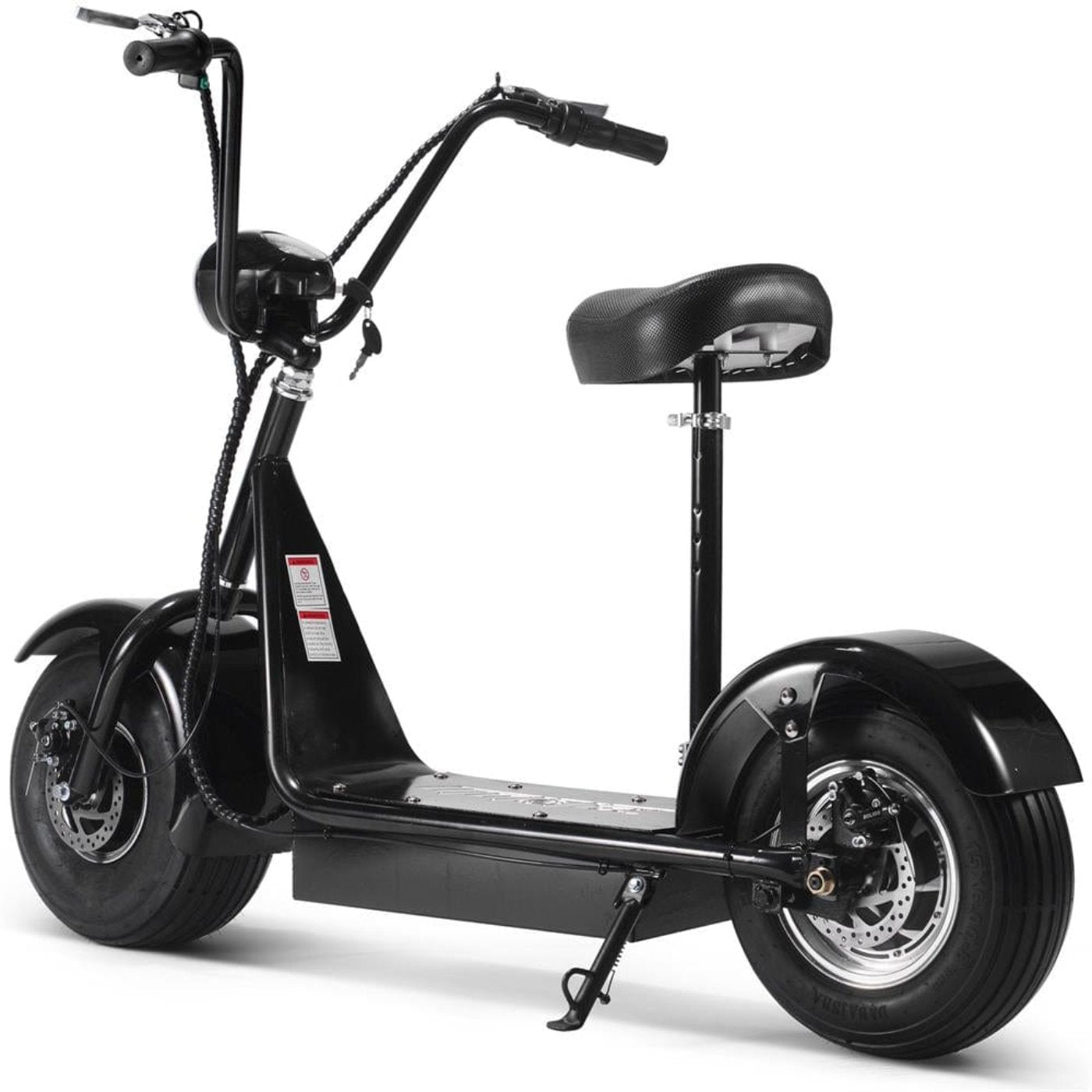 MotoTec FatBoy 48V/12Ah 800W Fat Tire Electric Scooter MT-FatBoy-500