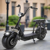 MotoTec Knockout 60V/12Ah 1000W Fat Tire Electric Scooter MT-Knockout-1000