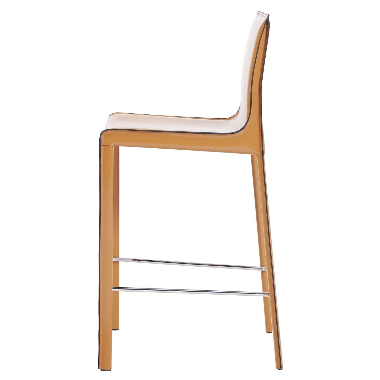 New Pacific Direct Gervin Recycled Leather Counter Stool, (Set of 2) -  448526R-29