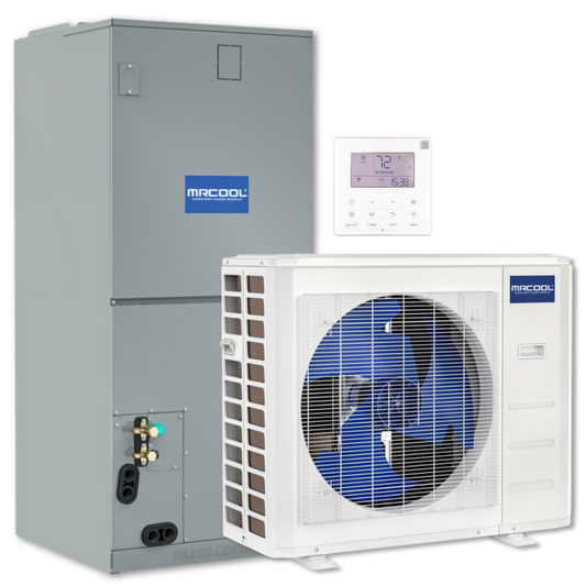 MRCOOL VersaPro 2nd Gen 24K BTU 2 Ton 18.1 SEER2 Central Ducted Heat Pump Split System,  - MVP-24-HP-230A00-O