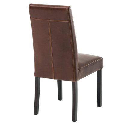 New Pacific Direct Hartford Bicast Leather Dining Chair, (Set of 2)  - 198140-33