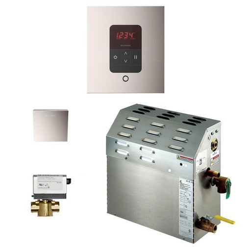 Mr Steam 9kW Steam Bath Shower Package - Square - Polished Nickel - 400C1ATSQPN