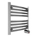 Mr Steam Broadway 8-Bar Wall-Mounted Electric Towel Warmer with Digital Timer - Polished Chrome - W219tpc