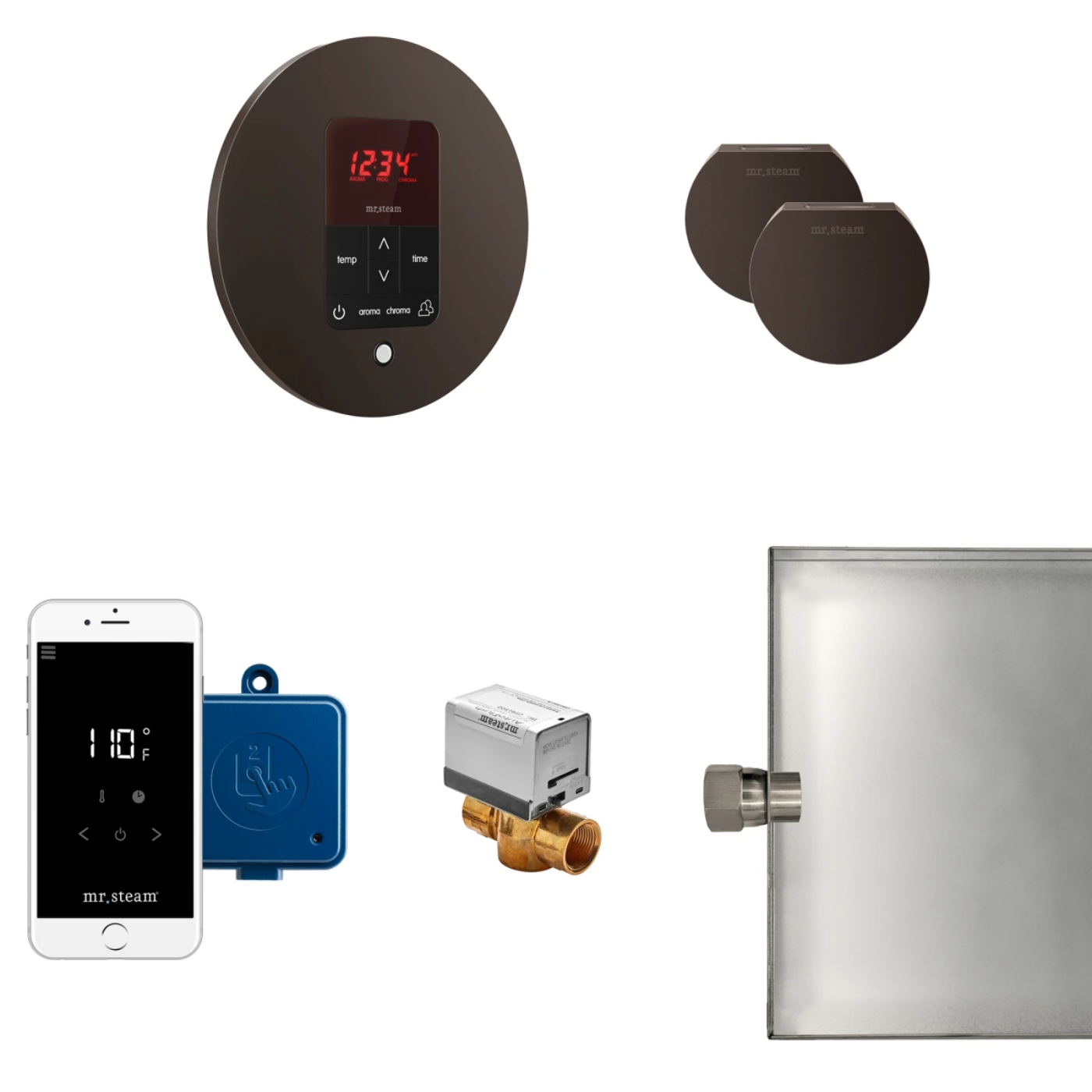 Mr Steam Butler Max Package Round Oil Rubbed Bronze - MSBUTLERXRD-ORB