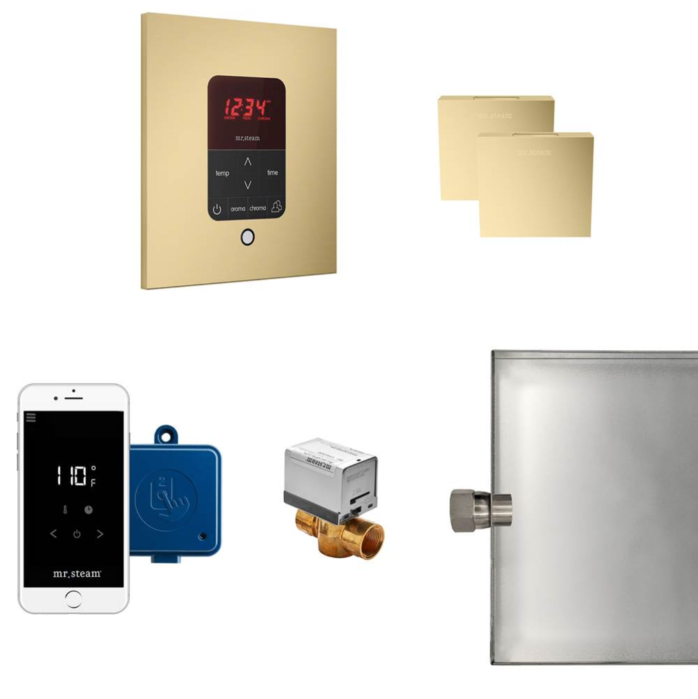 M Stream Butler Max Package Square Satin Brass - MSBUTLERXSQ-SB