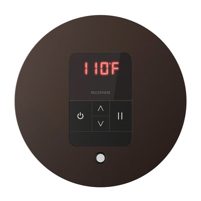 Mr. Steam iTempo Round Steam Shower Control in Oil Rubbed Bronze - MSITEMPORD-ORB