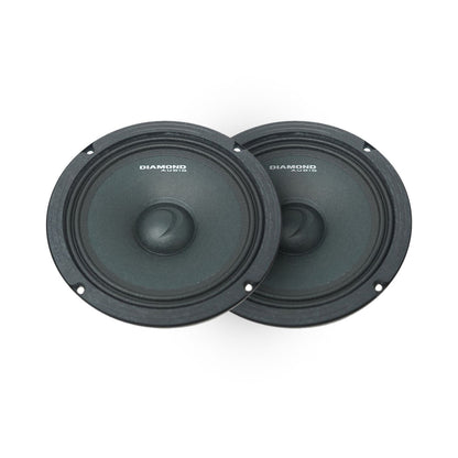Diamond Audio MS PRO Series 8" High Output Speakers (Pair) - MSPRO8
