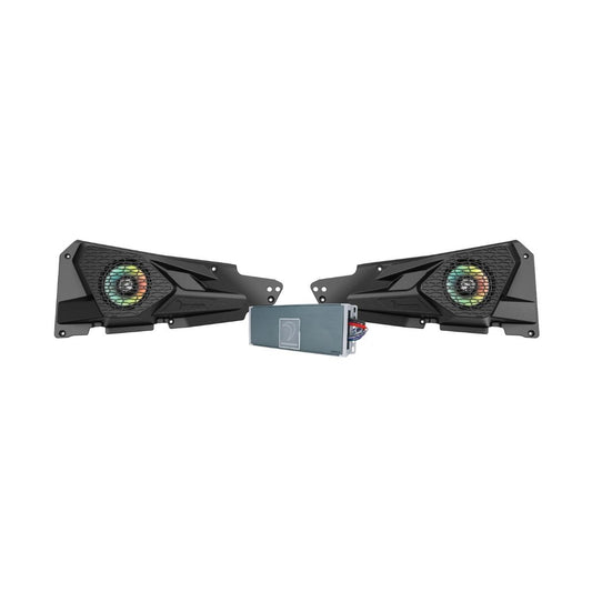 Diamond Audio 2014+ RZR XP 6.5" 2-Way All Weather Front Speaker Kit with 2-Channel Amplifier - MSRZRKM12