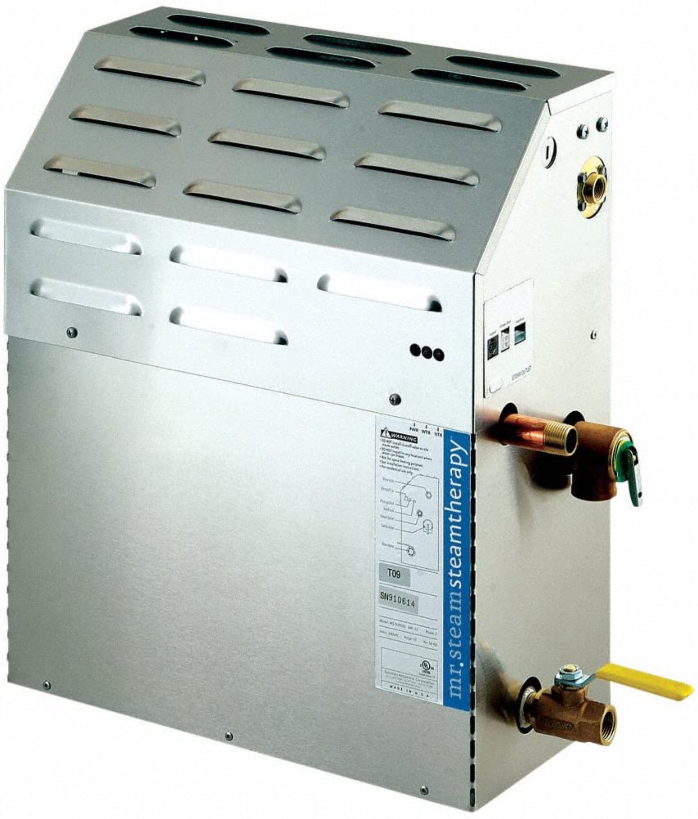 Mr. Steam eSeries 12kW Express Steam Bath Generator at 240V With Express Steam - MSSUPER2EC1X
