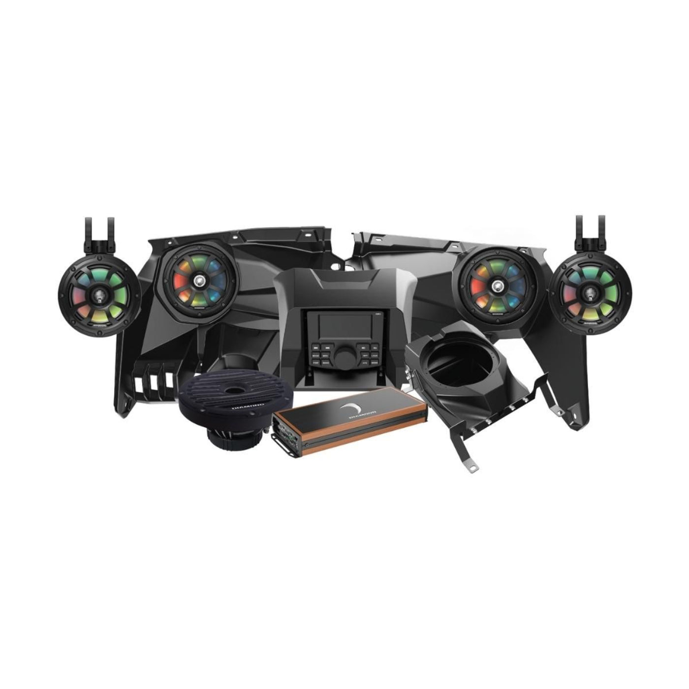 Diamond Audio Can-Am X3 Dash Audio Speaker Kit - MSX3KD3