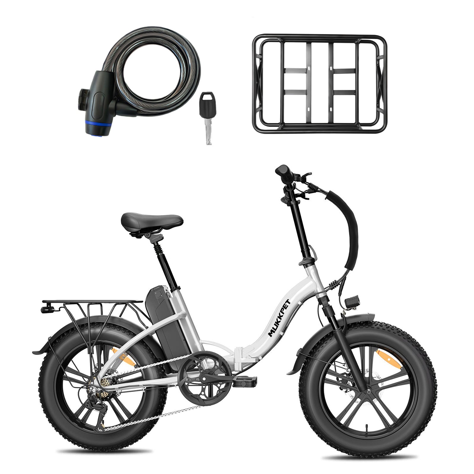 Mukkpet GL 48V/13Ah 750W All Terrain Folding Fat Tire Electric Bike