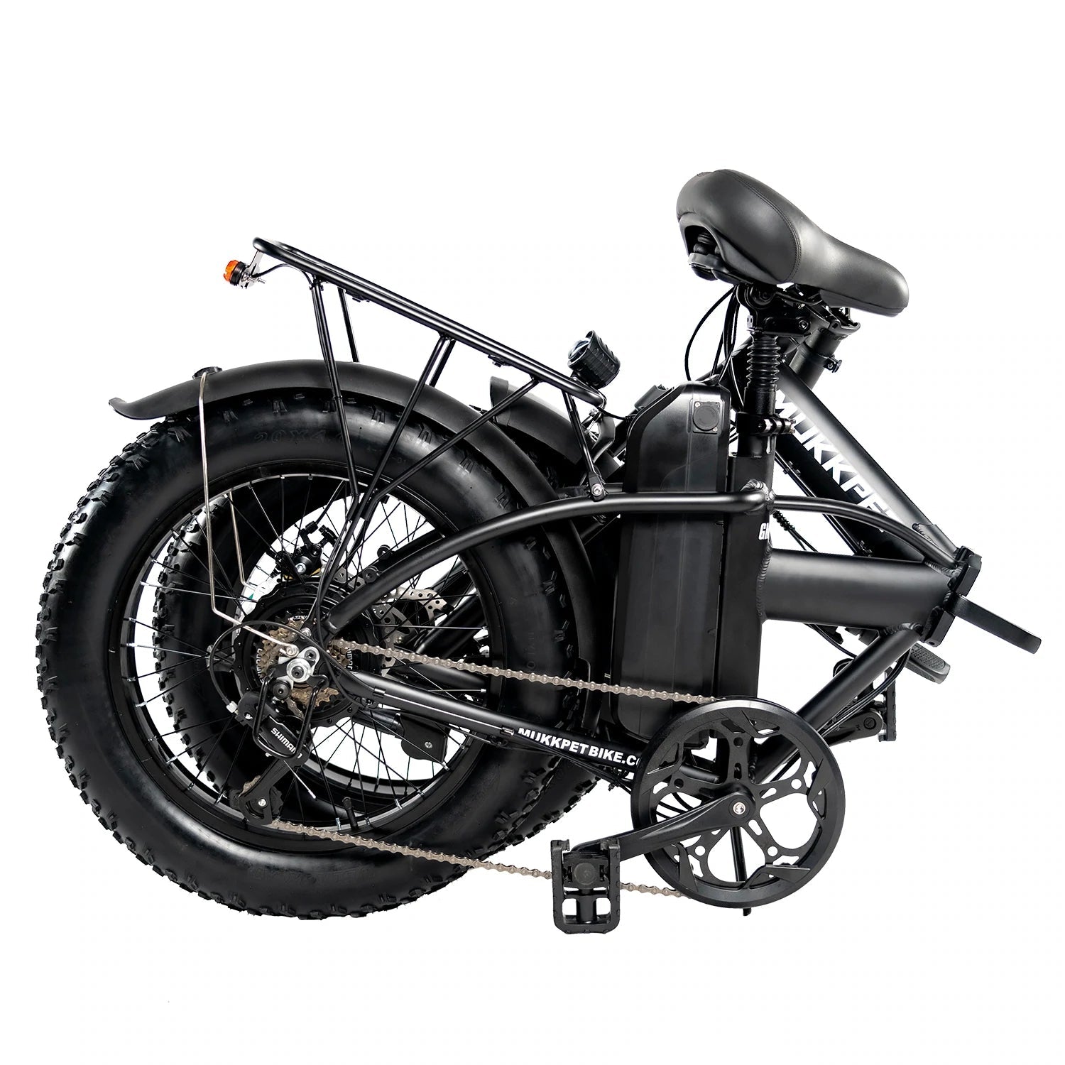 Mukkpet GM 48V/13Ah 500W All Terrain Folding Fat Tire Electric Bike GM-BLACK