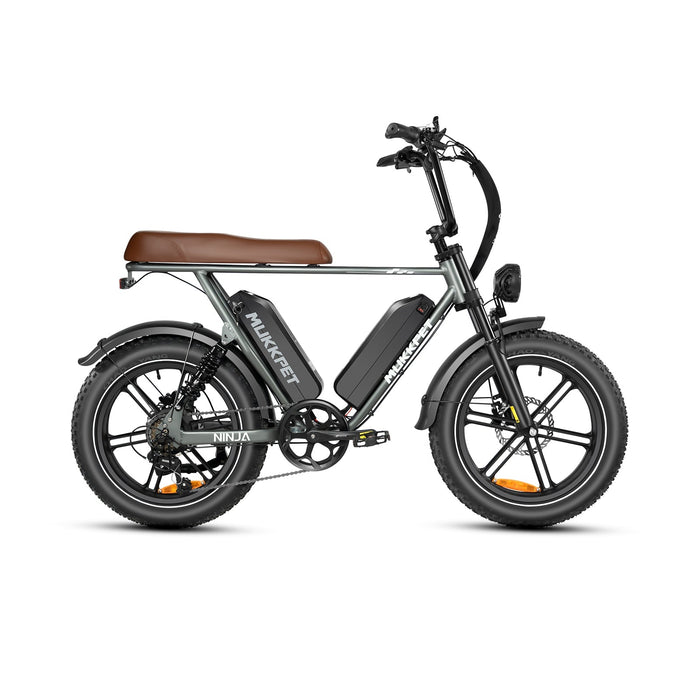 Mukkpet Ninja Moped 48V/15Ah 750W Fat Tire Electric Bike MN-04