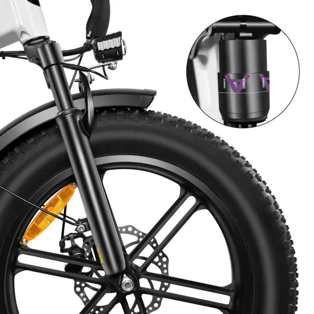 Mukkpet Tank 48V 15AH 750W Foldable Fat Tire E-bike MTK-07