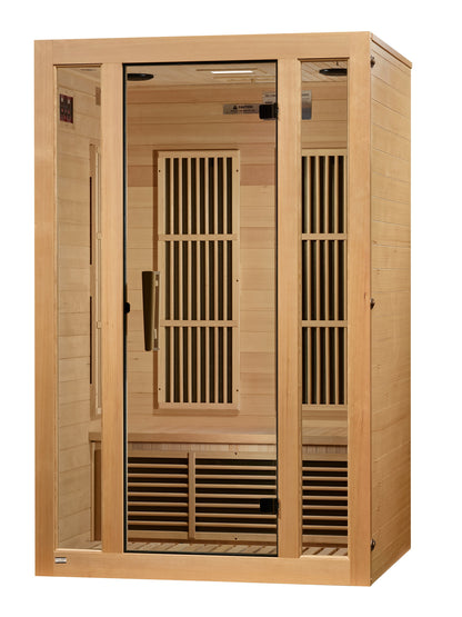 Golden Designs "Seattle" 2 Person Near Zero EMF FAR IR Sauna - MX-J206-01-ZF