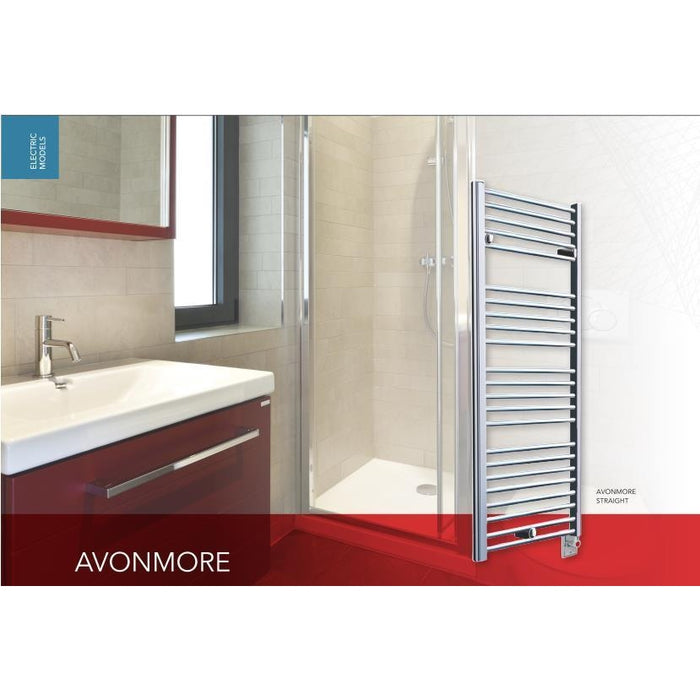 Myson Classic Comfort Avonmore Curved Hardwired Towel Warmer- 21"w x 39"h - EECOCH85