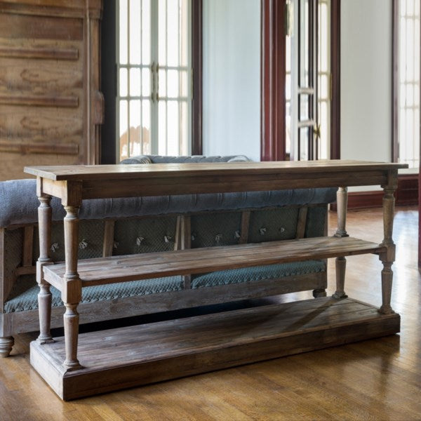 Lovecup Reclaimed Pine Console Sofa Table L611 - 19783556333666