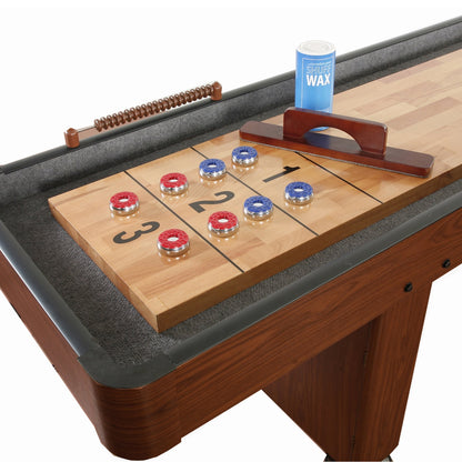Hathaway Challenger Dark Cherry 12ft Shuffleboard Table  - BG1214