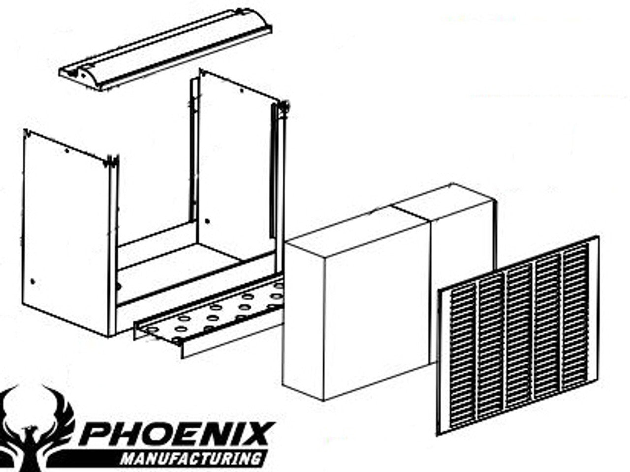 Wet Section Replacement 6800 12" Aerocool Metal Media Support Style
