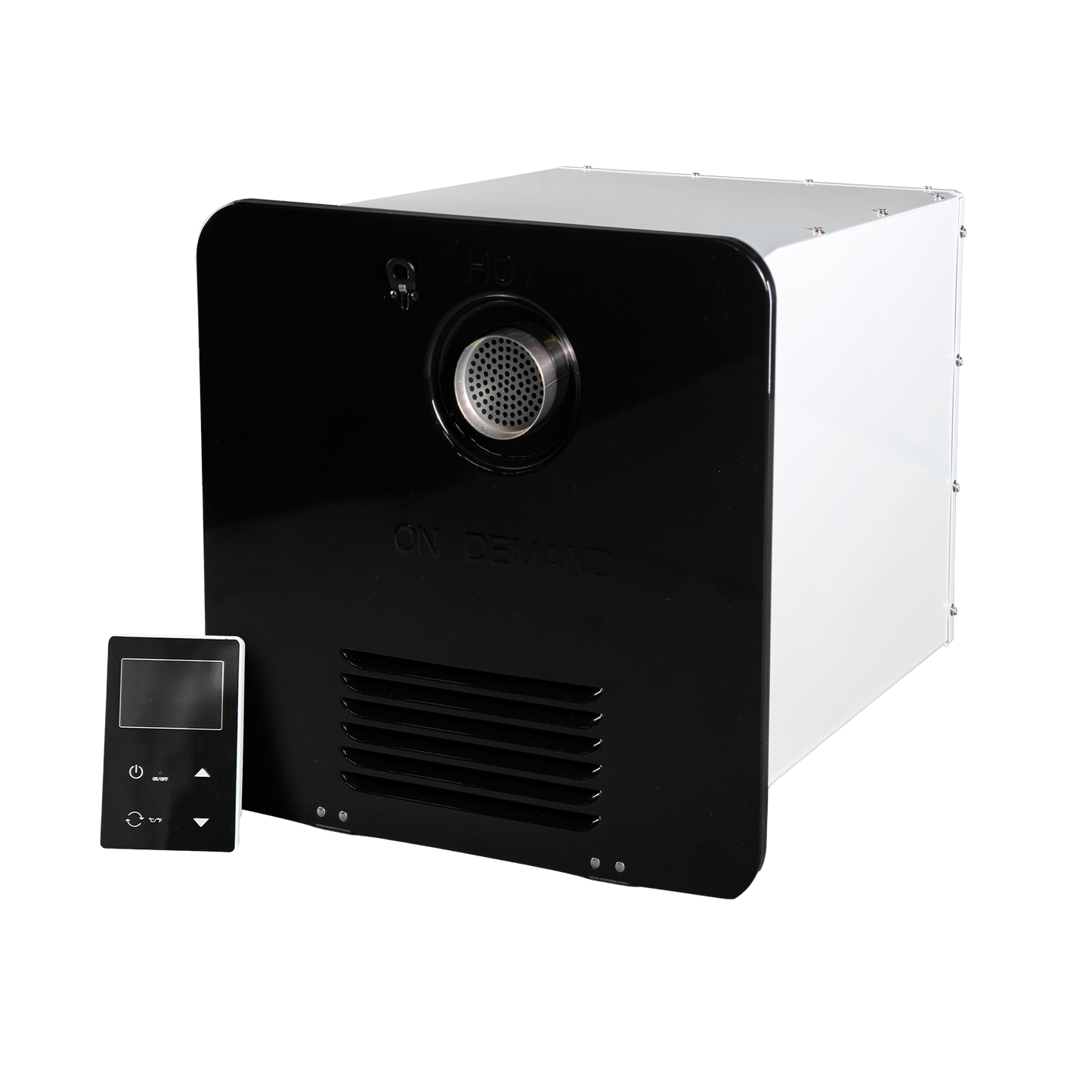 RVMP Flex Temp On-Demand Propane Tankless Water Heater for RVs  | Black Color | Anti-Freezing System | Anti-Scald System | Digital Remote | FG-SBMC-12 - 240171