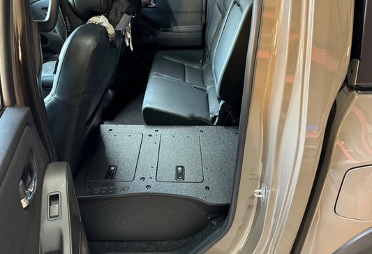 GOOSE GEAR Nissan - Frontier - Crew Cab - 2021-Present - 3rd Gen - Explore Series - Second Row Seat Delete Plate System - 3450-GGR-SH