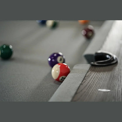 Nixon Portland Slate Pool Table - Barnwood Finish