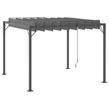 Outsunny 10' x 10' Outdoor Louvered Pergola - 84C-341