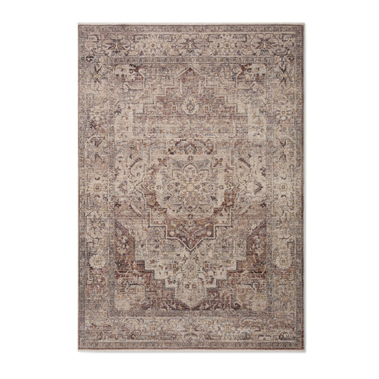 Park Hill Collection Genevieve Loomed Rug - Elegant Gris Design in Luxurious Polyester for a Stylish Home Décor Upgrade - EHF40703